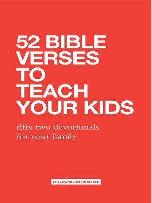 cover image of 52 Bible Verses to Teach Your Kids